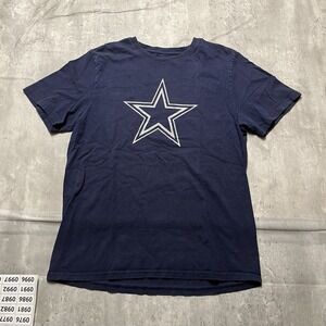 Dallas Cowboys Authentic men's navy graphic t-shirt Cowboys logo w/star sz M